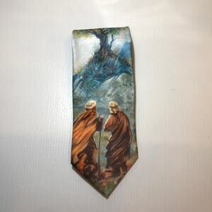 Ties Made Right Religious Theme Short Wide Comoseta Mens Necktie